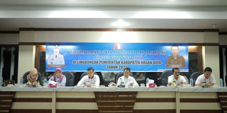 Pemkab Nagan Raya Gelar Rapat Fasilitasi Penyusunan ANJAB dan ABK