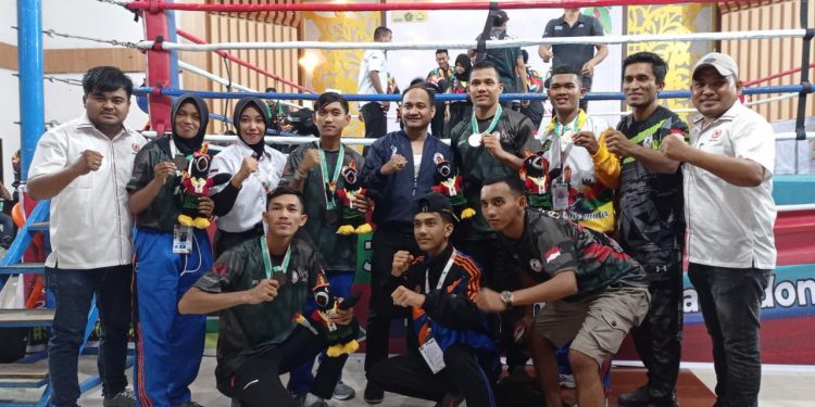 Cabor Muaythai Nagan Raya Sumbang 2 Perak dan 3 Perunggu di Pora Pidie