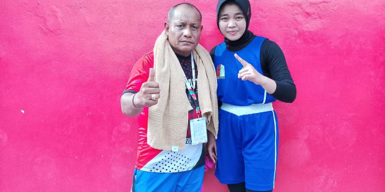 Atlet Tinju Amatir Putri Nagan Raya Penyumbang Emas Pertama di Pora Pidie