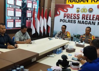 Tutup Akhir Tahun 2022, Polres Nagan Raya gelar Konferensi Pers
