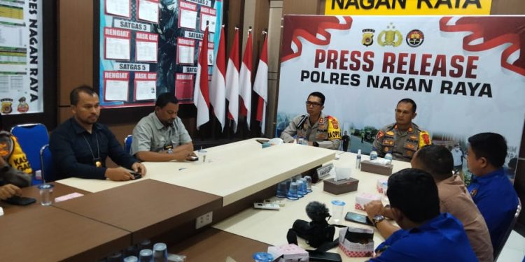 Tutup Akhir Tahun 2022, Polres Nagan Raya gelar Konferensi Pers