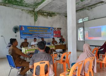 Babinsa Kodim 0116/Nagan Raya Sosialisasikan Penggunaan Dana Desa