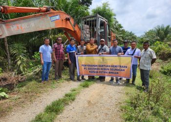 PT Socfindo Seunagan Bantu Petani Sawit di Kecamatan Tadu Raya dan Kuala