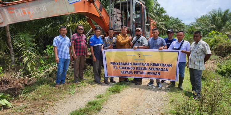 PT Socfindo Seunagan Bantu Petani Sawit di Kecamatan Tadu Raya dan Kuala