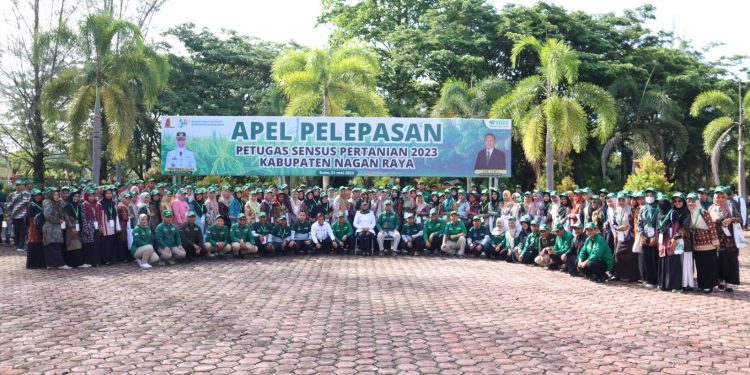 Fitriany Farhas Lepas Petugas Sensus Pertanian 2023 Nagan Raya