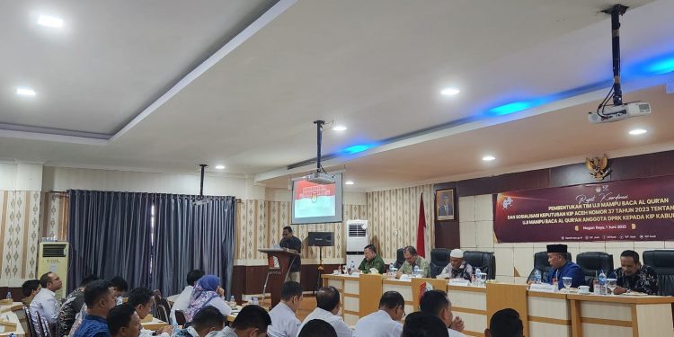 KIP Aceh Gelar Rakor Persiapan Uji Mampu Baca Al-Quran Bacaleg DPRK