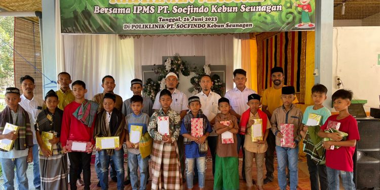 PT Socfindo Kebun Seunagan Bersama IPMS gelar Sunat Massal