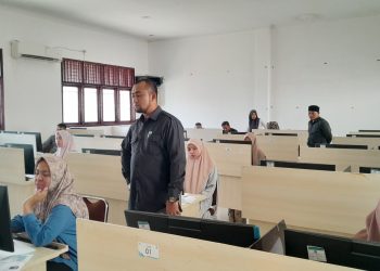 76 Calon Tenaga Profesional Non ASN Baitul Mal Nagan Raya Ikut Ujian CAT