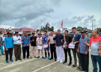 Tim Voli Putra Purwodadi Juara Satu Turmamen Bola Voli Kuala Pesisir