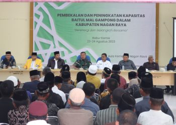 BMK Nagan Raya gelar Pembekalan dan Peningkatan Kapasitas Pengurus Baitul Mal Gampong