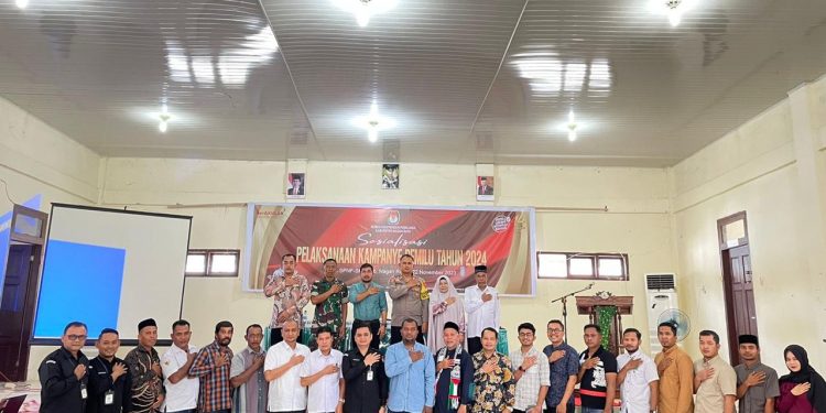 KIP Nagan Raya Sosialisasi Aturan Kampanye dan Dana Kampanye Bagi Peserta Pemilu