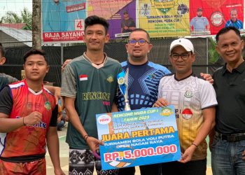 Bantai PT Socfindo 3-1, Rencong Muda Juara HUT Pemuda Suak Palembang