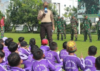 Puluhan Murid TKIT Ar-Rahman Outbound di Makodim 0116 Nagan Raya