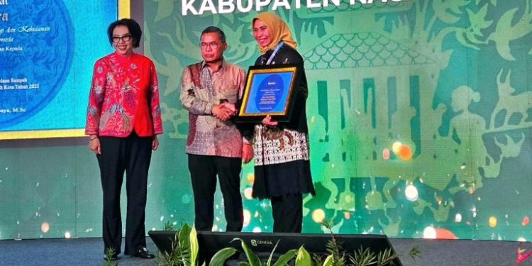 Pemkab Nagan Raya Raih Penghargaan Adipura Tahun 2023