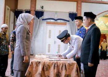 Pemkab Nagan Raya Lakukan Rotasi Jabatan