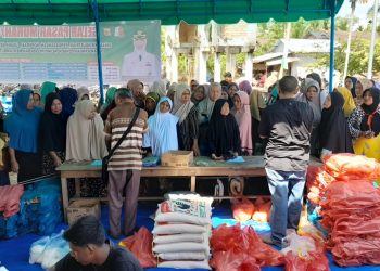 Kendalikan Inflasi, Pemkab Nagan Raya Kembali gelar Pasar Murah
