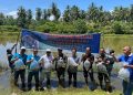 PT Socfindo Seunagan Tabur 10.000 Bibit ikan Nila di Kolam Bebek Nagan Raya