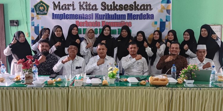 MIN 8 Nagan Raya gelar Sosialisasi Implementasi Kurikulum Merdeka