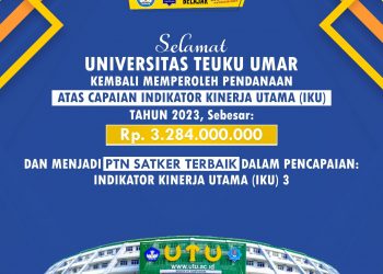 UTU Raih Prestasi Terbaik I Nasional IKU 3 PTN Satuan Kerja