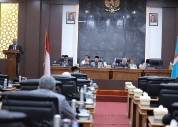 DPRK Nagan Raya menggelar Rapat Paripurna terkait Pendapat Banggar dan Pandangan Umum Fraksi