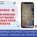 Nama Kepala Dinas PUPR Nagan Raya dicatut untuk Penipuan melalui WhatsApp