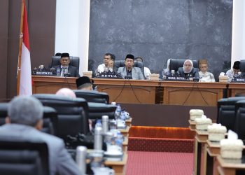 Rapat Paripurna DPRK, Pansus Sampaikan Laporan Terkait Rancangan Qanun Perlindungan LP2B