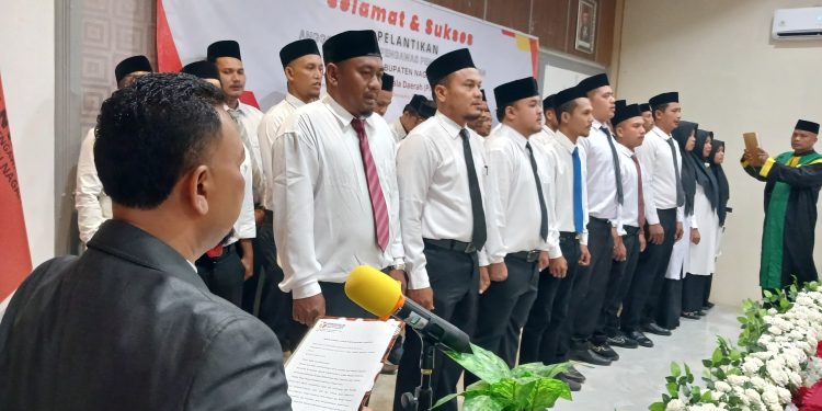 30 Anggota Panwaslihcam Nagan Raya Dilantik