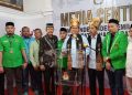 Mantan Wabup, HM Kasem Ibrahim Ikut Antarkan Pasangan AMAN Mendaftar ke KIP Nagan Raya