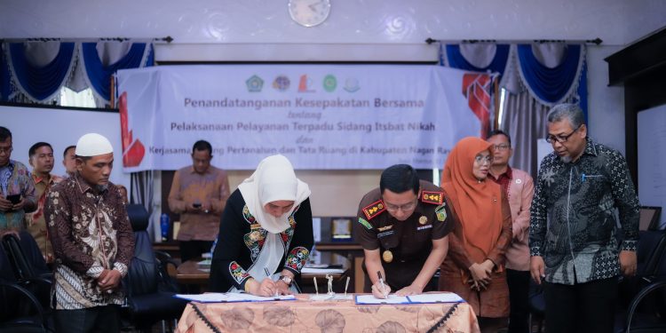 Tingkatkan Pelayanan Masyarakat, Pemkab Nagan Raya Tandatangani Kesepakatan Bersama dan Perjanjian Kerjasama Antar Instansi