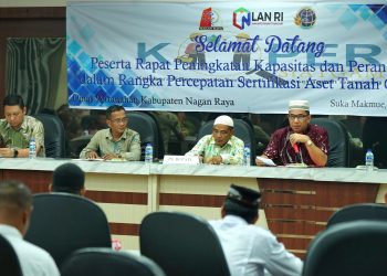 Dinas Pertanahan Nagan Raya Gelar Rapat Peningkatan Kapasitas Keuchik untuk Percepatan Sertifikasi Aset Tanah Gampong