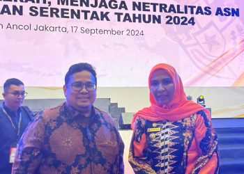 PJ Bupati Nagan Raya Hadiri Rakornas Jaga Netralitas ASN dalam Pilkada Serentak