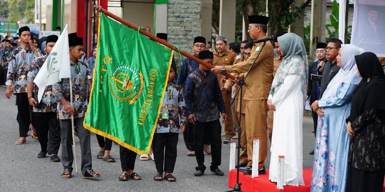 Pj. Bupati Iskandar Lepas Pawai Ta’aruf MTQ XII Nagan Raya Tahun 2024