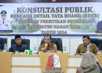 Dinas PUPR Nagan Raya Gelar Konsultasi Publik RDTR Kawasan Perkotaan Seunagan