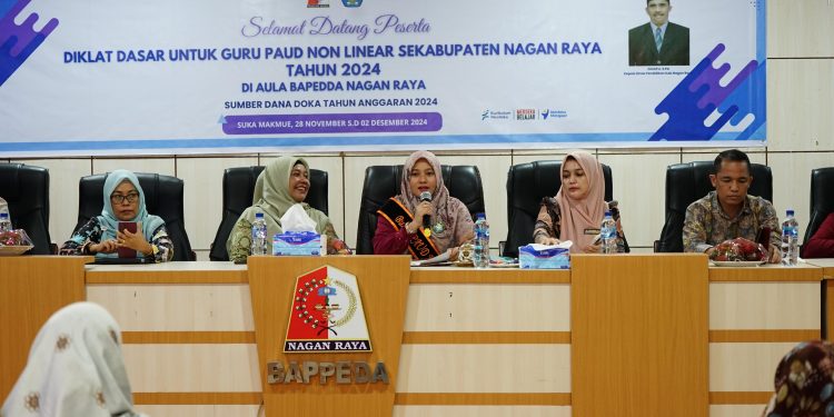 Disdik Nagan Raya Tingkatkan Mutu PAUD Melalui Diklat Guru Non Linear