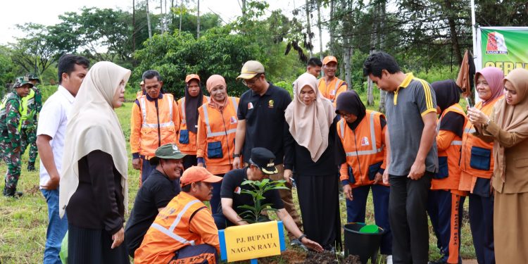 Dukung Gerakan Tahiroe Aceh, Pemkab Nagan Raya Tanam 18.064 Pohon Serbaguna