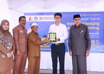 Pemkab Nagan Raya Apresiasi PT MPG atas Renovasi Gedung SDN Suak Puntong