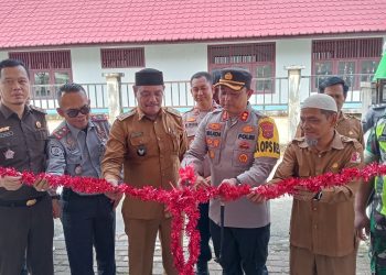 Kapolres Nagan Raya Launching Kampung Bebas dari Narkoba di Padang Panyang