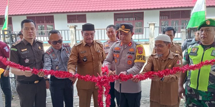 Kapolres Nagan Raya Launching Kampung Bebas dari Narkoba di Padang Panyang
