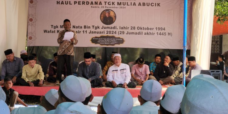 Masyarakat Lawa Batu Gelar Haul Perdana Abucik Tgk Mulia Nata