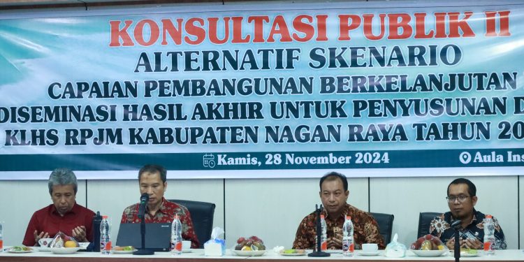 Pemkab Nagan Raya Gelar Konsultasi Publik KLHS RPJM 2025-2029