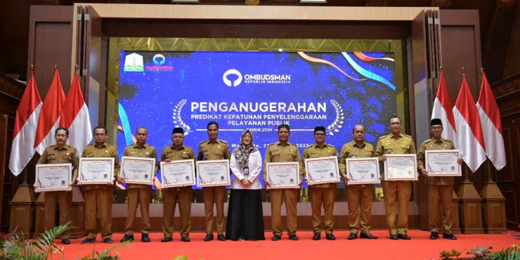 Pemkab Nagan Raya Kembali Raih Penghargaan  Predikat Zona Hijau dari Ombudsman RI