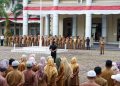 Pj Bupati Nagan Raya Pimpin Apel Gabungan Perdana Tahun 2025