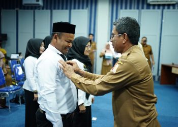 Tutup Tahun 2024, Pemkab Nagan Raya Lantik 11 Pejabat Fungsional Tertentu