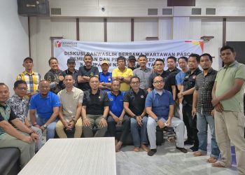 Paska Pilkada dan Pelantikan, Panwaslih Nagan Raya Gelar Diskusi dengan Insan Pers