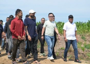 Tinjau Lahan Rencana Pembangunan Pabrik Rokok di Aceh Utara, Mualem : Pembangunan Langsung Dimulai Sekarang !