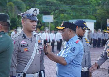 Wakil Bupati Nagan Raya Pimpin Apel Gelar Pasukan Operasi Ketupat Seulawah 2025