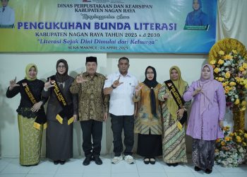 Bupati Kukuhkan Bunda Literasi Kabupaten Nagan Raya Periode 2025–2030