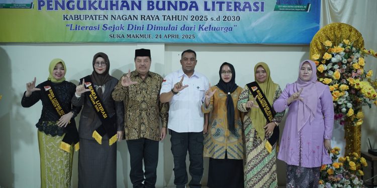 Bupati Kukuhkan Bunda Literasi Kabupaten Nagan Raya Periode 2025–2030