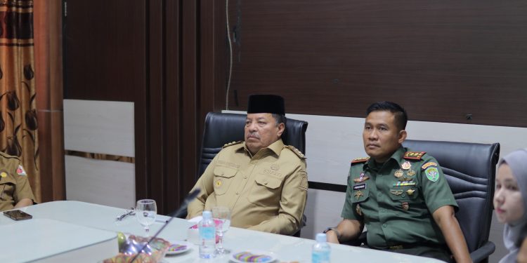 Bupati Nagan Raya Ikuti Rakor Pengendalian Inflasi dan Sosialisasi Sekolah Rakyat 2025