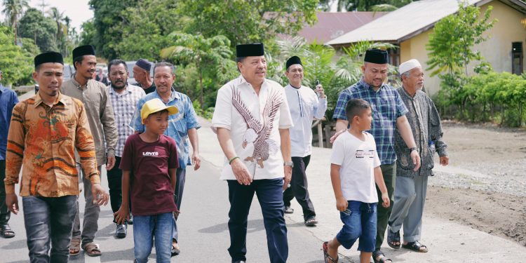 Bupati TRK Kunjungi Desa Alue Siron dan Tinjau Infrastruktur